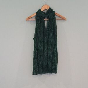 The Limited Green Sleeveless Blouse